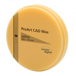 ProArt CAD DISC Wax yellow 98.5-20mm/1