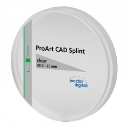 ProArt CAD DISC Splint clear 98.5-20mm/1