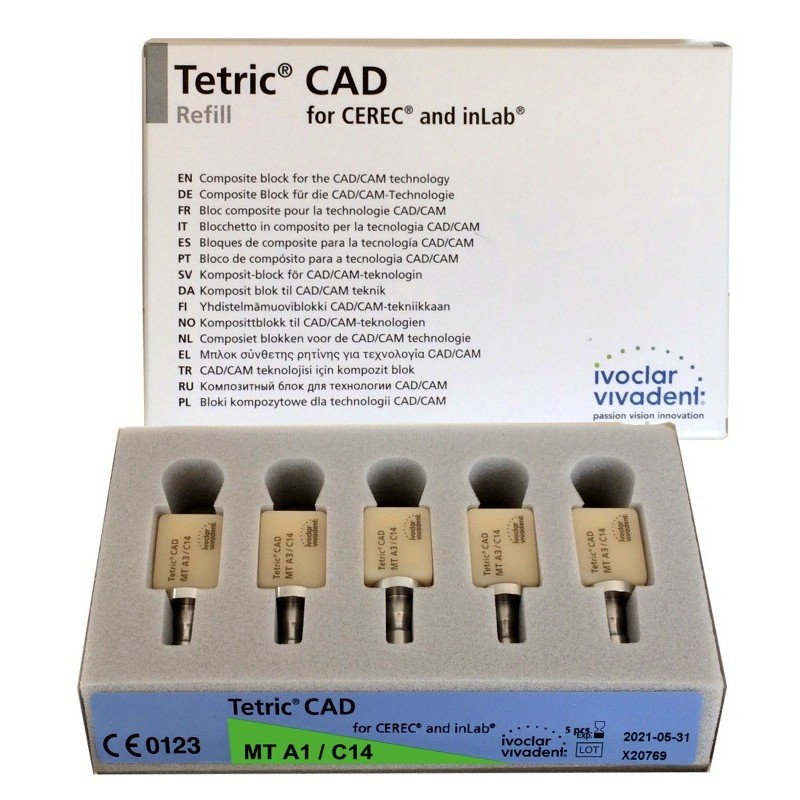 Tetric CAD CEREC/inLab MT A1 C14/5