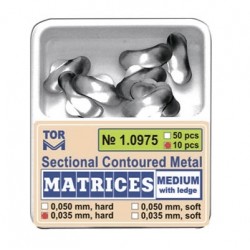 Matrici sectionate tip palodent 5mm Medium cu bordura 50buc 1.0975