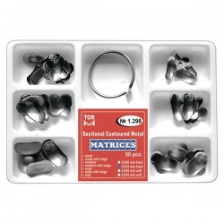 Kit Matrici sectionate tip palodent 3.5mm Ass 50buc+ 1 inel 1.298