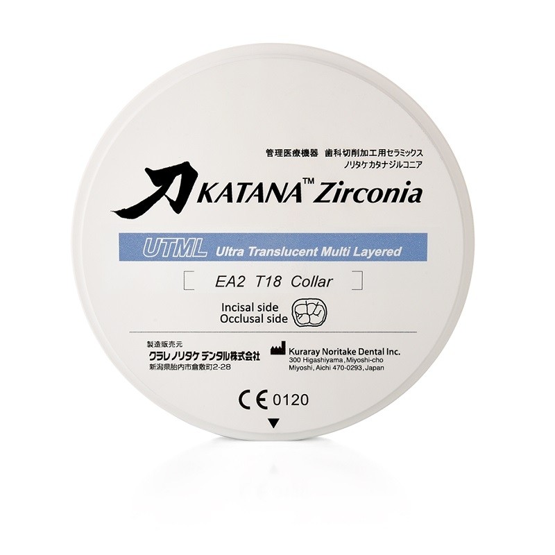 Disc zirconiu Katana UTML 98 x 18mm Kuraray Noritake