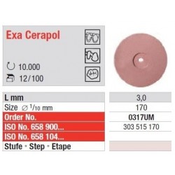 Polipanti Ceramica Exa Cerapol Roz nemontate - 12 buc.