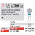 Freze TC Cutter Cross Cut Coarse 7110  031HP