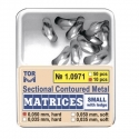 Matrici sectionale conturate 3.5mm Small hard cu bordura 50buc 1.0971-50