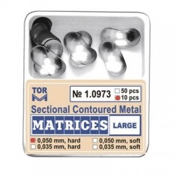 Matrici sectionale conturate 3.5mm Large hard 50buc 1.0973-50
