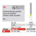 Freze TC Cutter Cross Cut Superfina 30