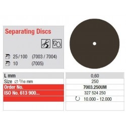 Discuri Separatoare Maro - 25 buc.