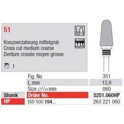 Freze TC Cutter Cross Cut Medium Coarse 51 