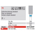 Freze TC Cutter Plain Cut Standard 70  