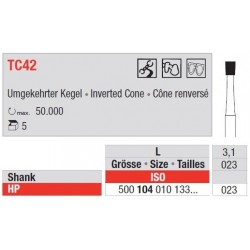 Freze TC Finishing instruments Inverted cone TC42  104 018