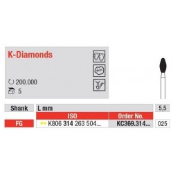 Freze K-Diamant FG - 5 buc. 