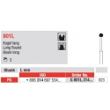 Freze Diamant cu Cap Rotund Lung FG 801L - 5 buc.