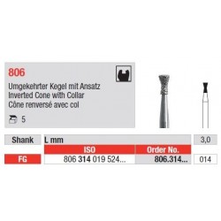 Freze Diamant Con Inversat cu Guler FG 806 - 5 buc. 