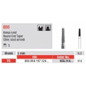 Freze Diamant Con cu Varf Rotunjit FG 855 - 5 buc. 