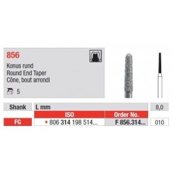 Freze Diamant Con cu Varf Rotunjit FG 856 - 5 buc. 