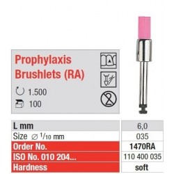 Freze Prophylaxis brushlets RA pink 1470 RA-100