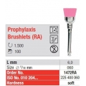 Freze Prophylaxis brushlets RA pink 1470 RA-100