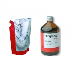 Pachet Promo Triplex Hot Polymer Pink-V 500g + Triplex Hot Monomer 500ml Ivoclar