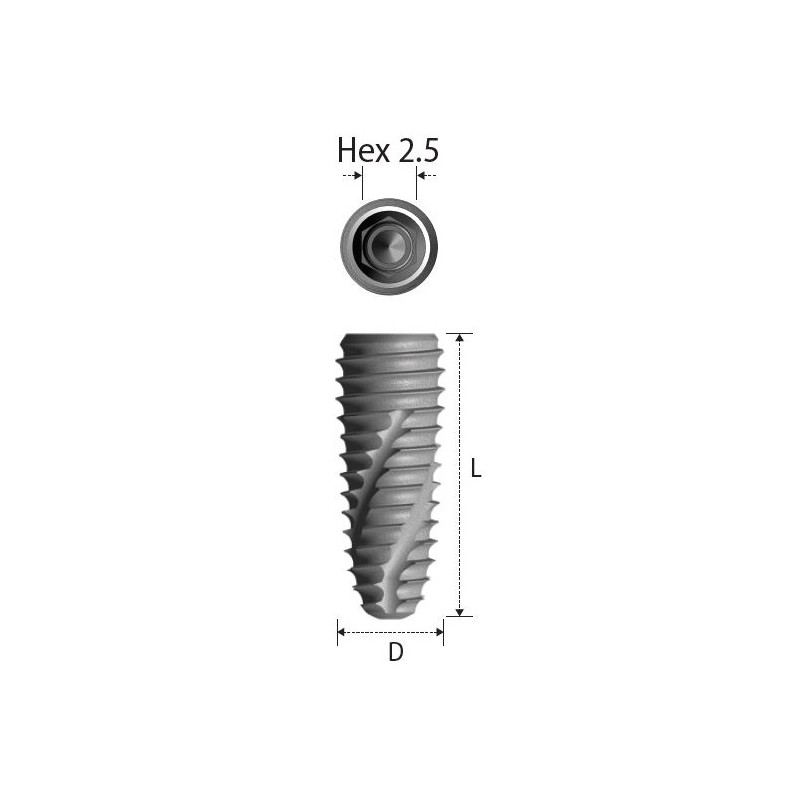 Implant D3.5 No Mount Inno