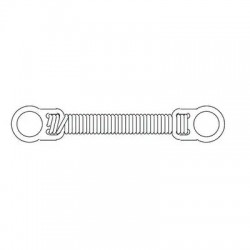 Arc elicoidal spiralat inchis Nitinol Coil Spring medium 200g 9mm 1bucata 3M