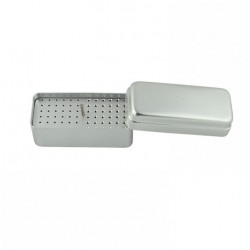 Cutie endodontica aluminiu mini 72 orificii silver Falcon