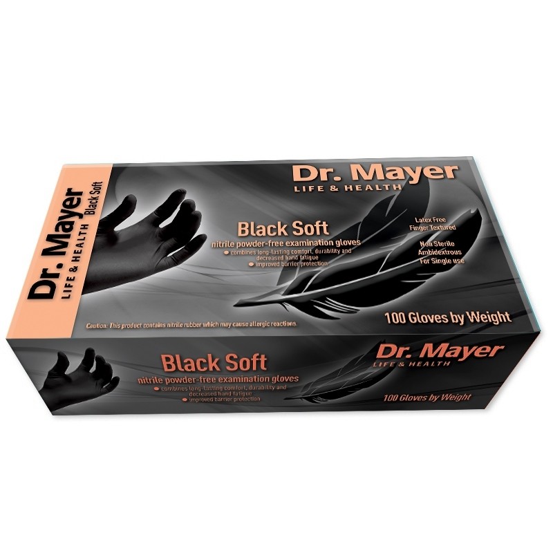 MANUSI DR.MAYER NITRIL NEGRE SOFT 100 S