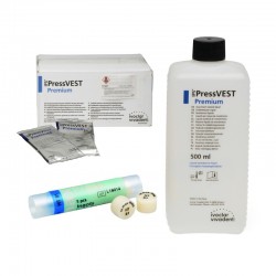 Pachet promo e.max press HT + Pressvest Premium Liquid 0.5l + Pressvest Premium Powder 2.5kg Ivoclar