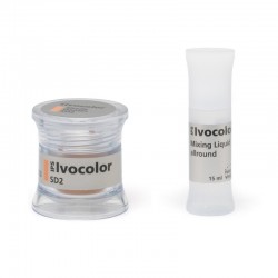 Pachet promo IPS Ivocolor Shade Dentin 3g + IPS Ivocolor Mixing Liquid allround 15ml Ivoclar