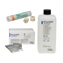 Pachet promo e.max press LT + Pressvest Premium Liquid 0.5l + Pressvest Premium Powder 2.5kg Ivoclar