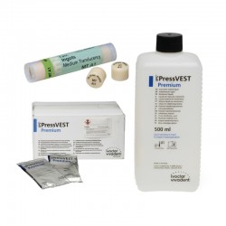 Pachet promo e.max press MT + Pressvest Premium Liquid 0.5l + Pressvest Premium Powder 2.5kg Ivoclar