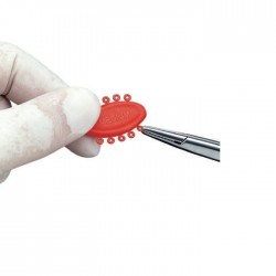 Mini Module elastice colorate silver small Leone
