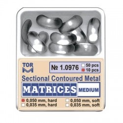 Matrici sectionale 0.050mm medium soft 50 bucati TorVM