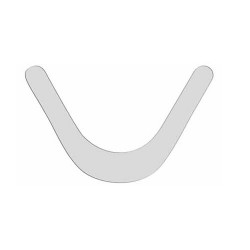 Matrici benzi metalice forma U 0.050mm 12 bucati TorVM