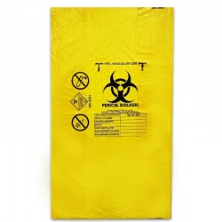Pachet promo Saci Galbeni Pericol Biologic 120L
