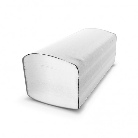 Prosoape hartie 2 straturi V-Fold 150 bucati laminat alb
