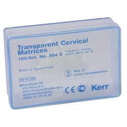 Matrici cervicale transparente 150 bucati Kerr