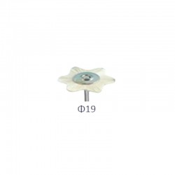 Perie lustru alba montata Soft 19mm star Song Young