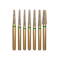 Freze diamantate grosiere G856 Round End Taper Coltene