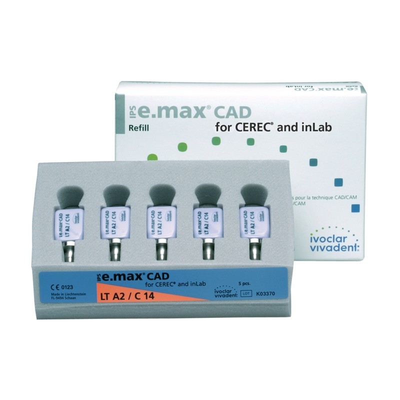 IPS e.max CAD CEREC/InLab LT C14 5 blocuri Ivoclar Vivadent