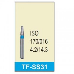 Freza diamantata super-scurta standard TF-SS31 albastru ISO 170/016 Mani