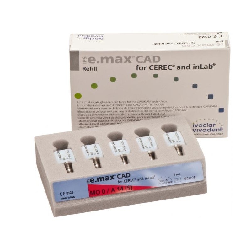 IPS e.max CAD CEREC/InLab MO A14 (S) 5 blocuri Ivoclar Vivadent