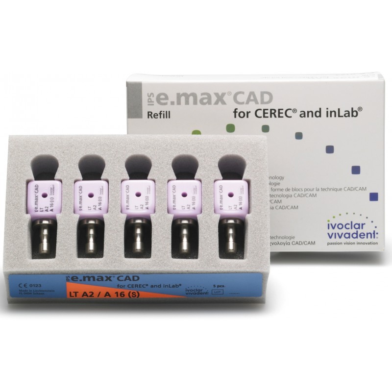 IPS e.max CAD CEREC/InLab LT A16S 5 blocuri Ivoclar 