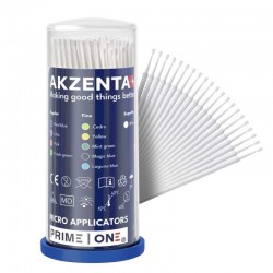 Micro aplicatoare super fine albe 100 bucati Akzenta
