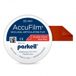 Hartie articulatie 19 microni AccuFilm Double-Sided Red/Red 280 bucati Parkell