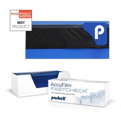 Hartie articulatie 8 microni AccuFilm FastCheck Double-Sided Blue/Blue 100 bucati Parkell