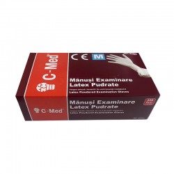Manusi examinare latex pudrate marimea M C-Med
