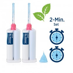 Blu-Mousse Classic Peppermint 2 minute 2 x 50ml + 6 varfuri