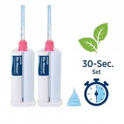 Blu-Mousse Super Fast Peppermint 30 secunde 2 x 50ml + 6 varfuri Parkell