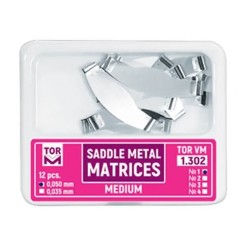 Matrici metalice subgingivale medium 0.050mm 12 bucati TorVM